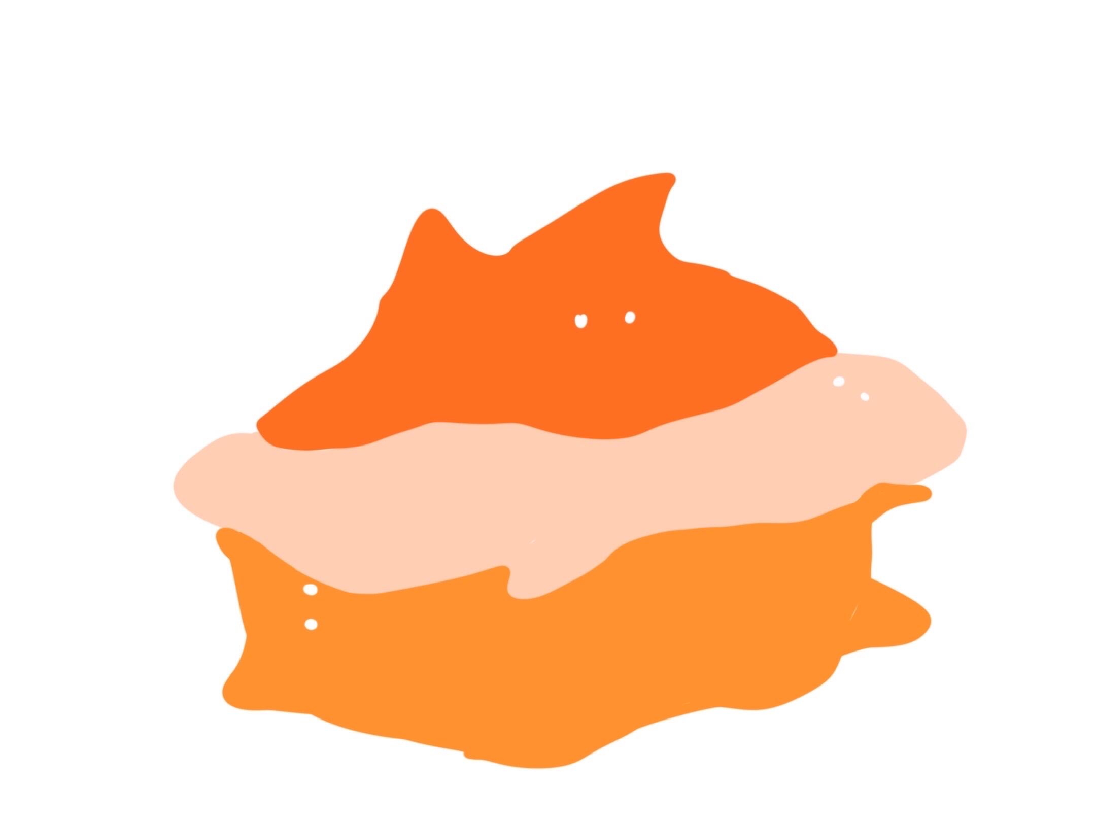 橙色小猫插画